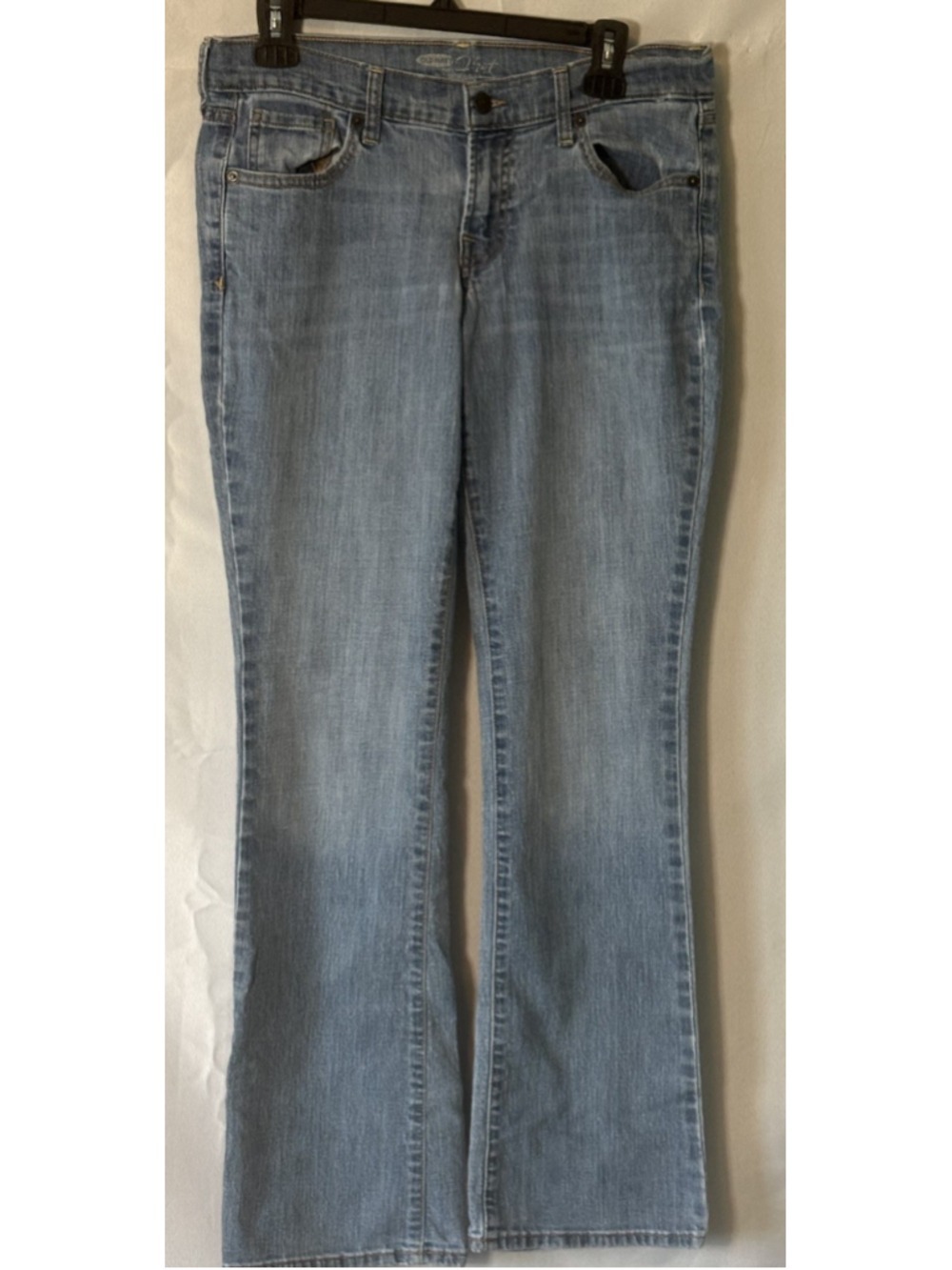 Old Navy The Flirt Bootcut Jeans Womens 6 Regular Light Wash Y2K Stretch Acadia